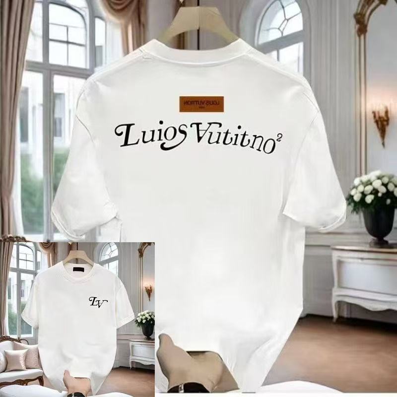 2026 Sommer neues reines Polyester-T-Shirt für Herren, trendiges Marken-T-Shirt mit Rundhalsausschnitt und Aufdruck für Herren, trendiges Basic-Top