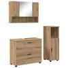 Bathroom Furniture Set 3 Pieces Artisan Oak 76.5 X 35 X 64 Cm