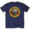 Hot Guns N Roses Band Retro Distressed Rock Loose Brand Oversized Loose Tshirt