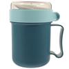 1 Set Of Breakfast Cup Microwave-Safe Oatmeal Container Leakproof Portable Cereal Cup For Office Outdoor Multi-Use Food Holder