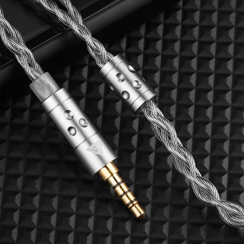 Premium Silver Coated Sound Cable with Low Resistance Design Ensuring Uninterrupted Music Streaming for Audiophile