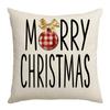 New Christmas Pillow Farm Truck Bow Garland Home Cushion Pillow Cover