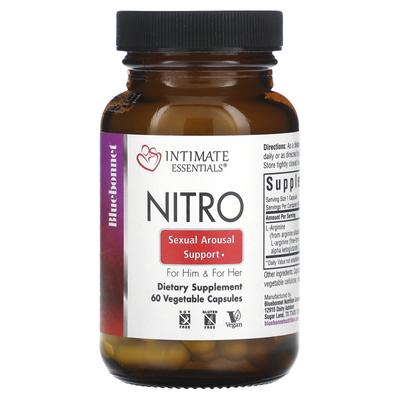 Intmate Essentials, Nitro, For Him and For Her, 300 Mg, 60 Veggie Capsules