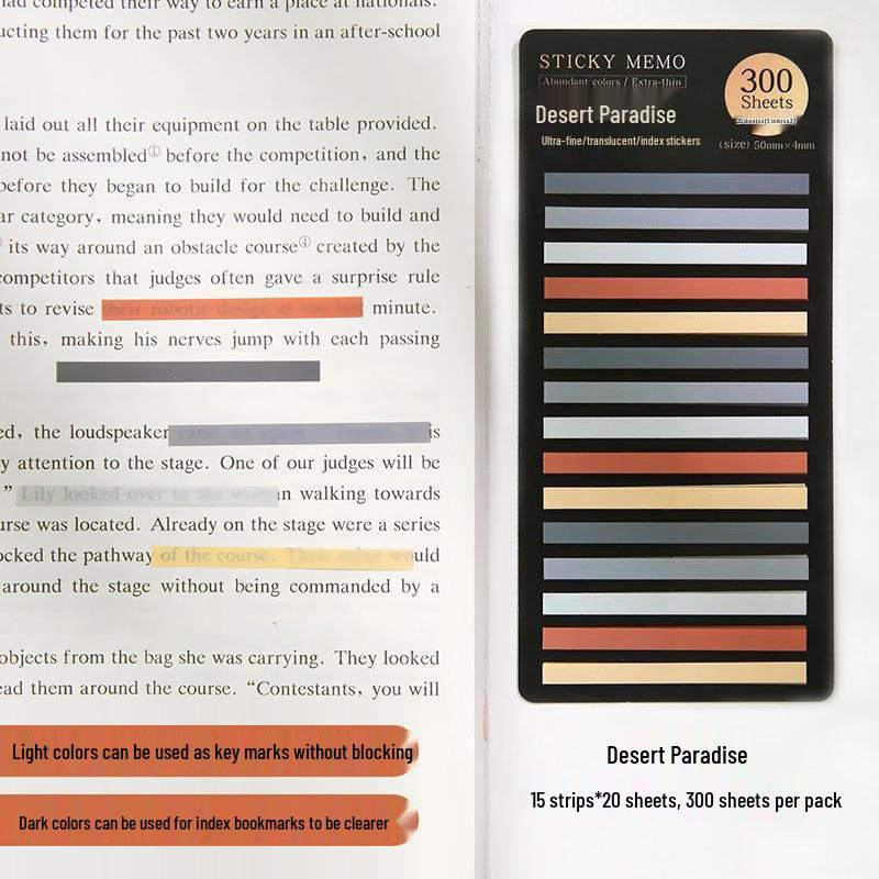 Triangle & Round Segmented Pull-out Strong Adhesive Sticky Notes for Memos