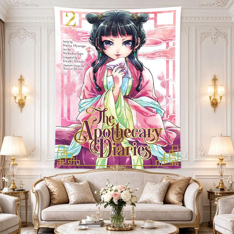 The Apothecary Diaries Manga Volume 2 Cover Pink Hanfu Girl Illustration