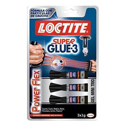 Colle Super Glue - Henkel - 1879583 - Lot De 3 - 3g - Flexibilité Accrue