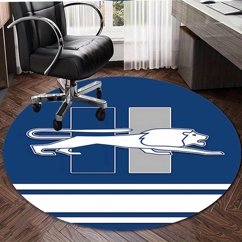 1 pezzo Squadra di Calcio (71) Tappeto Rotondo Stampato per Camera da Letto Soggiorno Decorazione per la Casa Tappeti Tappetino Tappetino Antiscivolo Tappeto per Comodino