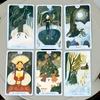 Jahreszeiten der Hexe: Winter Tarot - 78-Karten-Deck für Yule & Imbolc - Volkskunst Divinationswerkzeug 10,3*6cm