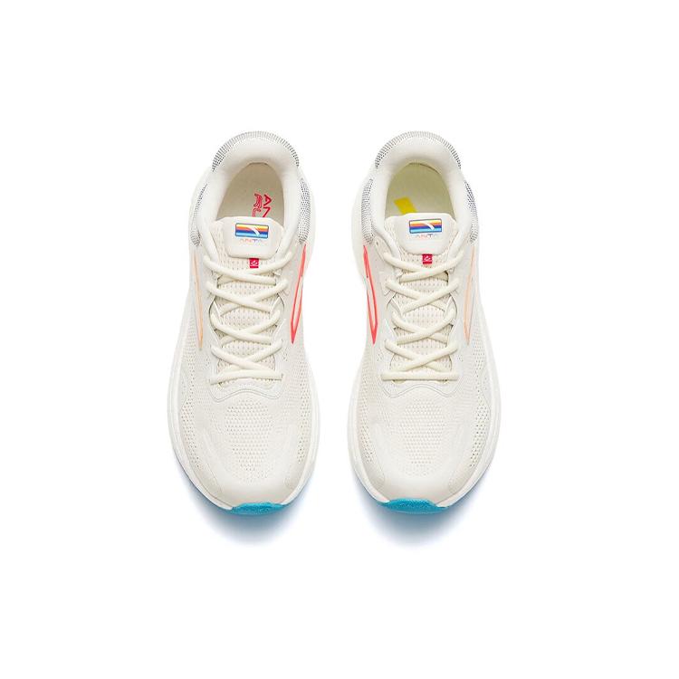 Anta Running Collection Running Shoes Men's Low Top White/Yellow/Sky Blue 112245586-3