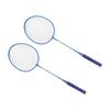Children 2 Players Badminton Racket Set Aluminum Alloy Badminton Racquet Set for KidsBlue