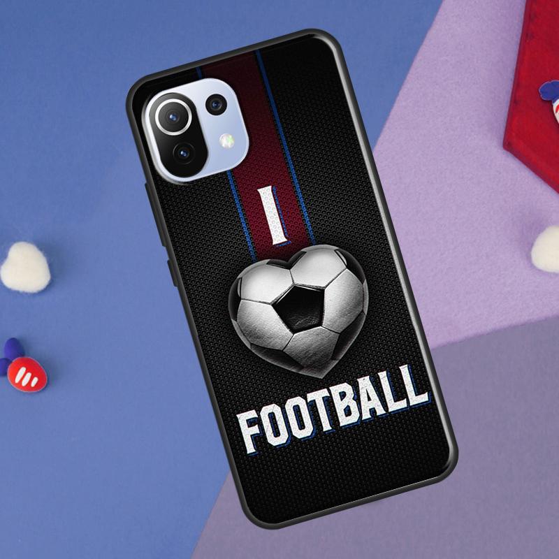 Football Soccer Ball Case For POCO X5 X3 F5 Pro F3 F4 X4 GT M5s C40 Cover For Xiaomi 13 12 Lite 11T 12T Pro 12X
