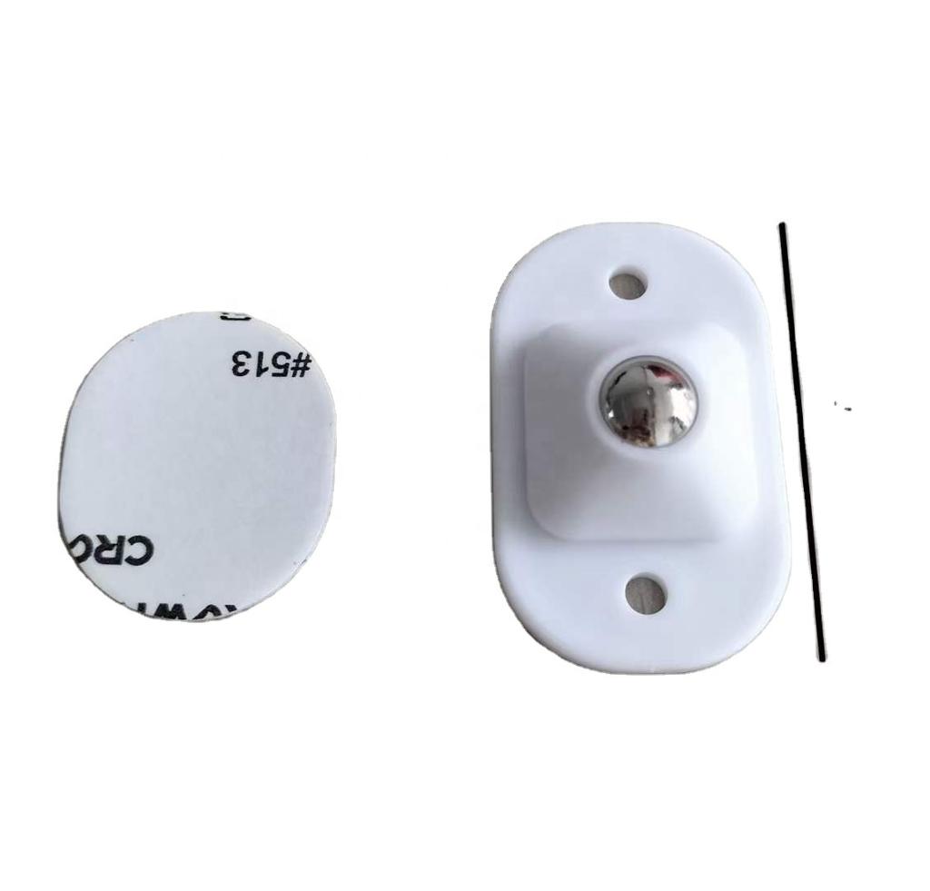 Easy Install Bucket Self-Adhesive Wheels Swivel Steel Ball Universal Paste Pulley