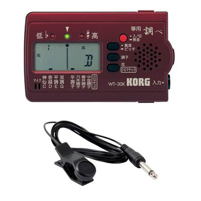KORG Flanger Koto Tiuneris Kontaktinis Mikrofonas Rinkinys WT-30K & FA-01 &
