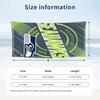 Seattle Seahawks Fashion Beach Towel Portable Soft Quick Dry Towel For Swimming Camping Holiday Use