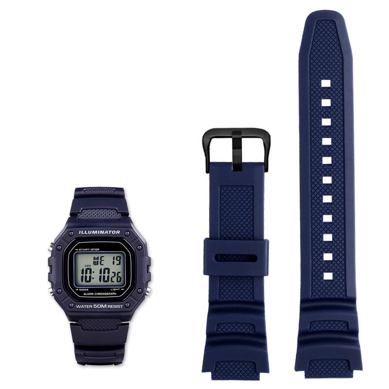 Resin Silicone Strap for Casio Watch Band SGW-300 SGW-300H/400/500 AE1200 AE1100 MRW-200 W218H Waterproof Rubber Sport Watchband