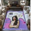 Soft Crystal Velvet Floor Rug,Olivia Rodrigo Anti Slip Decorative Carpet, Plush Area Mat For Indoor Home Decoration