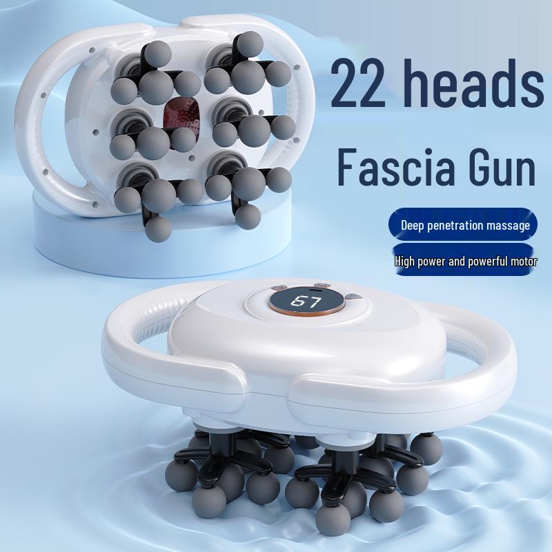 Rechargeable 22-Head Neck and Back Muscle Massager 12-head белый