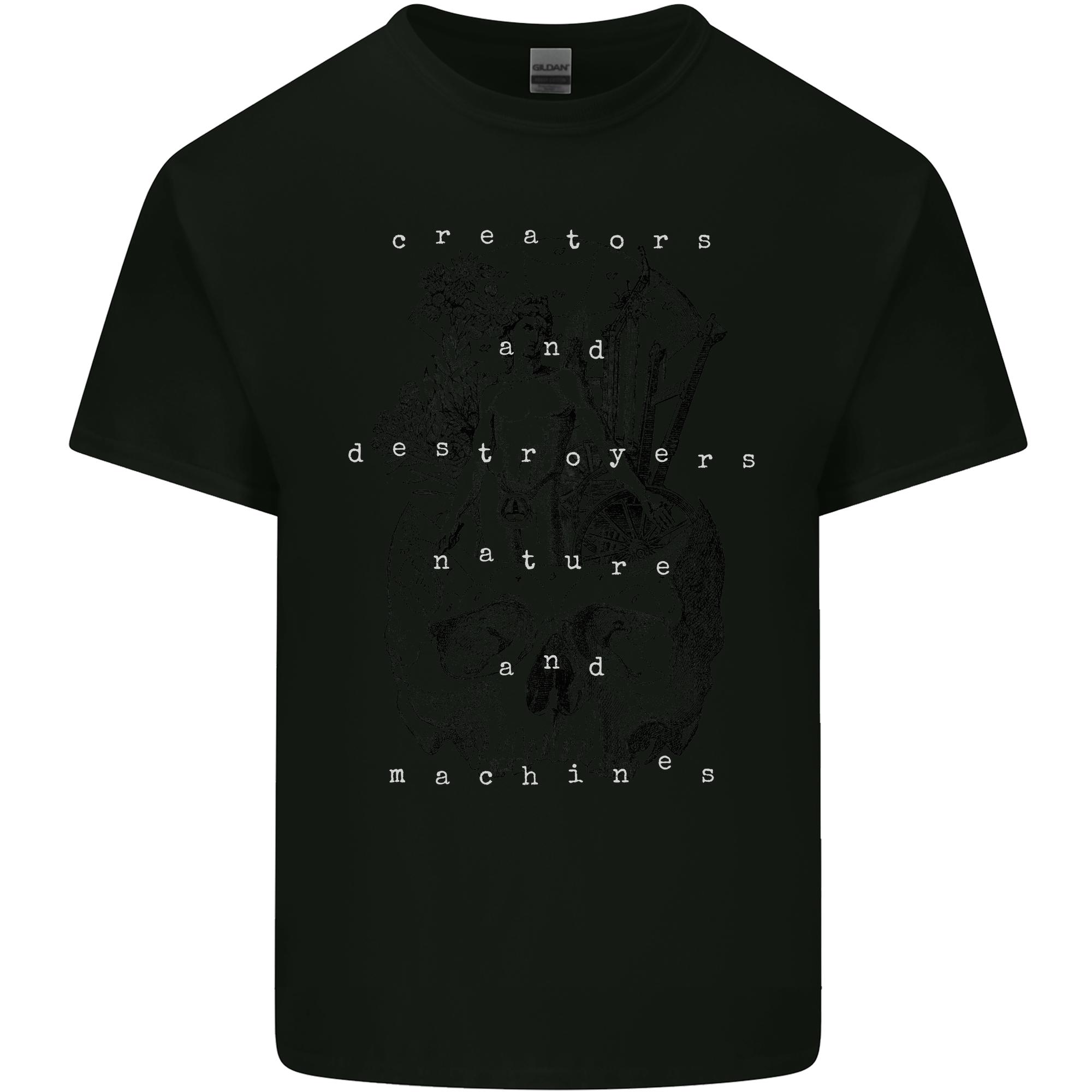 Creators Destroyers Obscure Makabra Skull Unisexs Light Cotton TShirt S