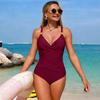 Neuer Europäischer & Amerikanischer Stil Badeanzug — Damen Unifarben, Figurbetont, Sexy, Sportlich Bademode 0781 CLE