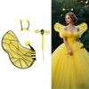 3Pieces Animal Bumblebees Costumes Honeybee Costume Set Halloween Cosplay Costumes Fun Pretend Play Accessories