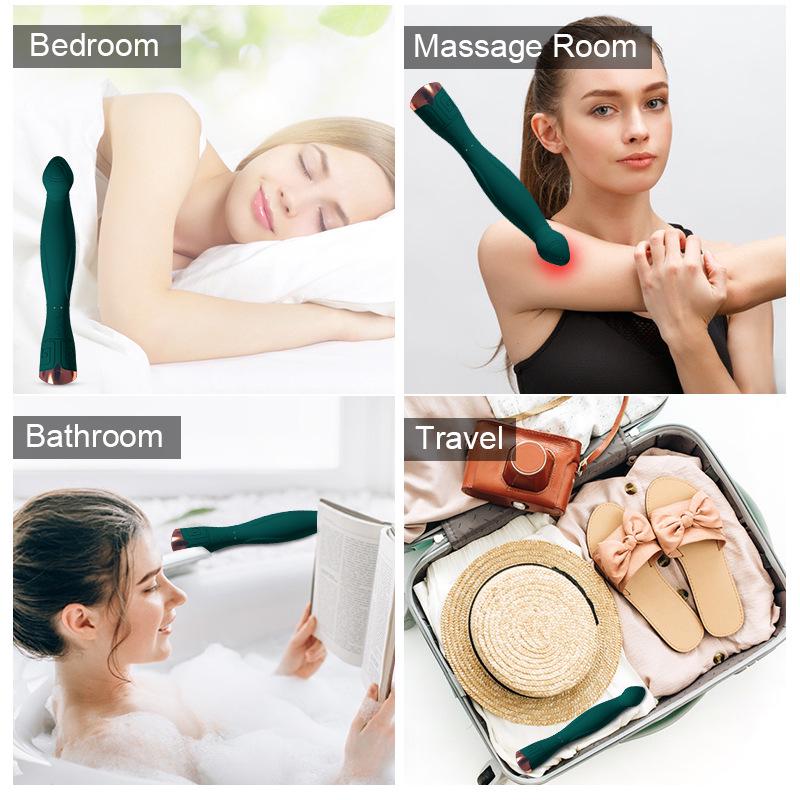 Women's Silicone G-Spot Vibrating Massage Wand