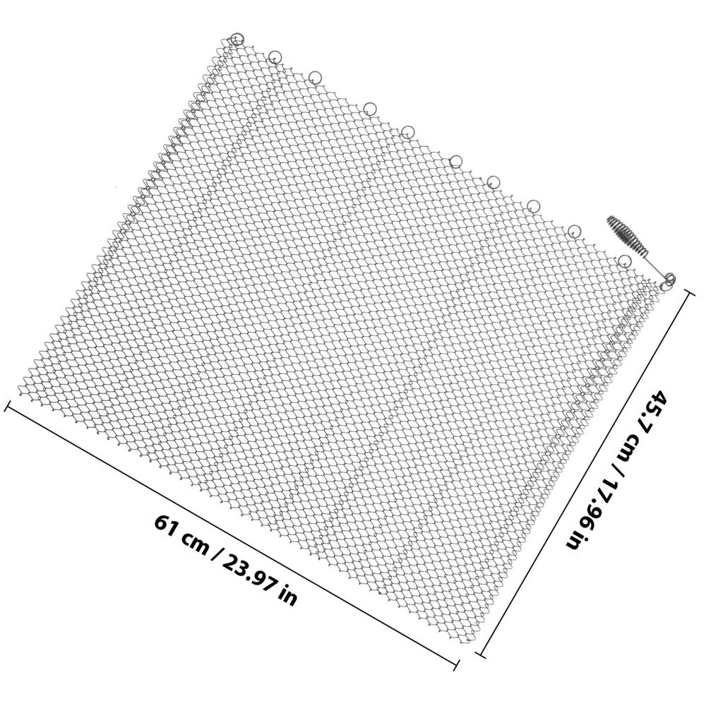 2Pcs Fireplace Screen Panels Black Iron Mesh Curtains Spark Guard Protect Carpet Floor Hearth Mesh Screens Fireplace Screen