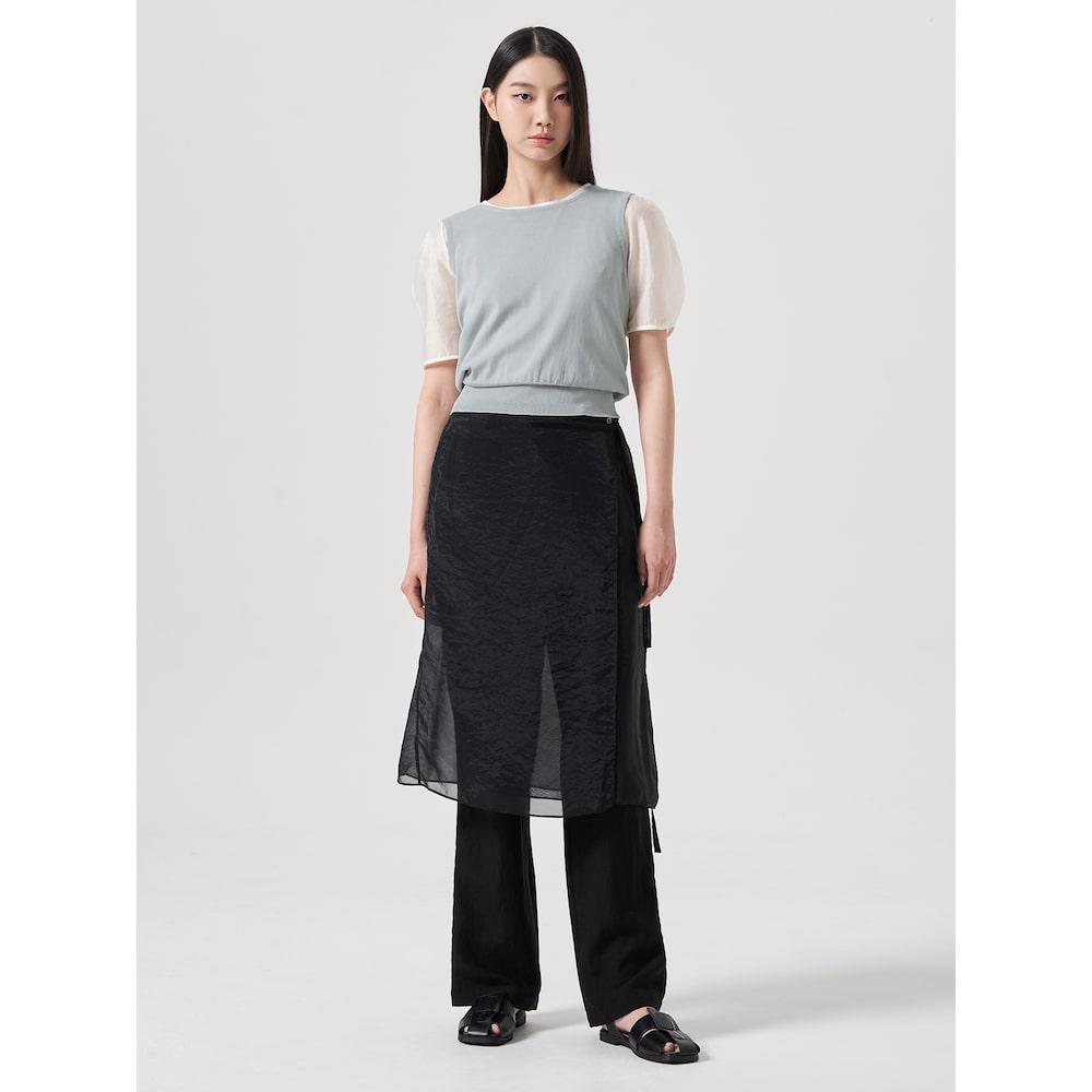 8SECONDS Sheer Skirt Black (114827Bq15)