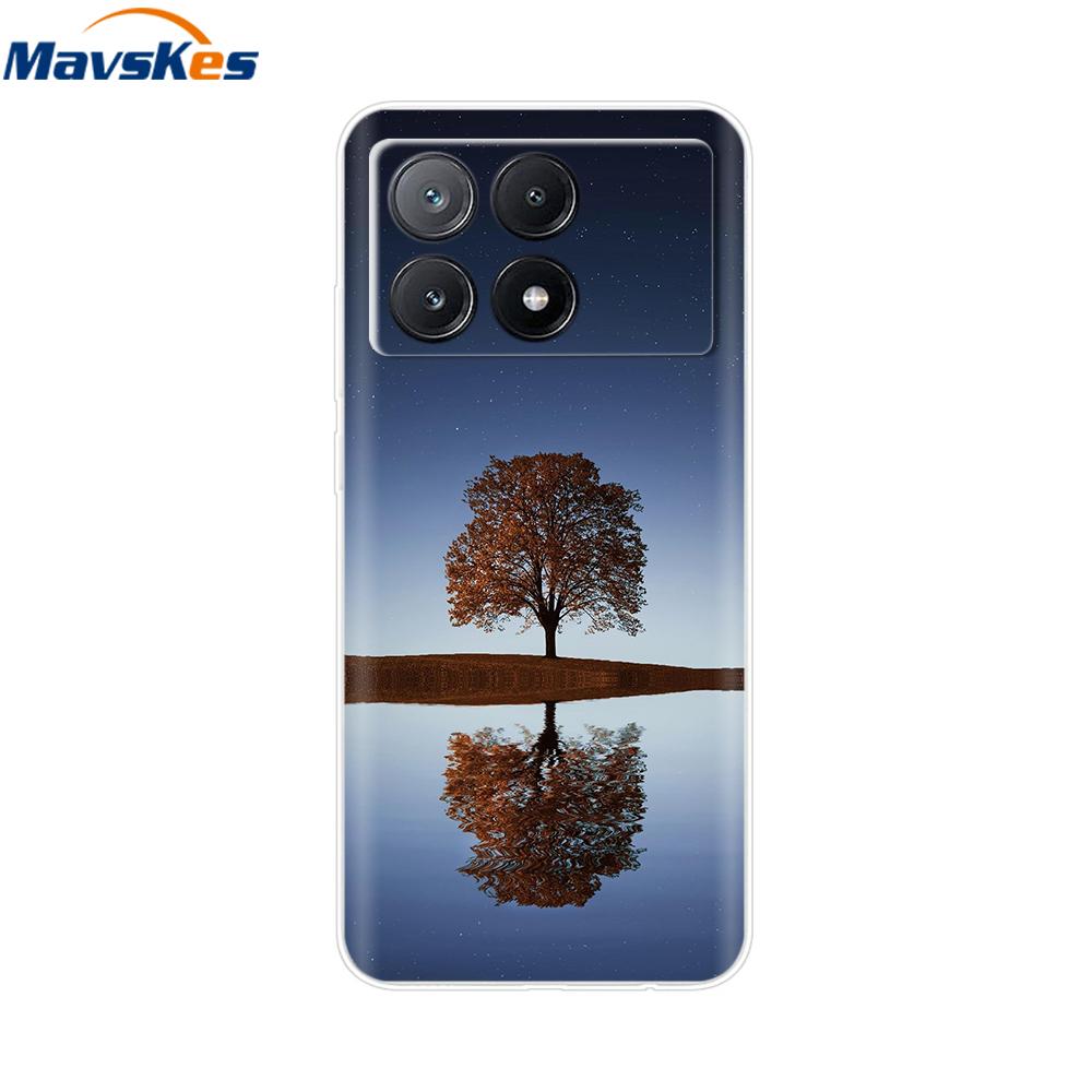 Poco X6 Pro Case Soft Clear Silicone Phone Case For Xiaomi Pocox6 Poco X6  X 6 Pro X6Pro 5G Shockproof Shell Mask Bag Back Cover