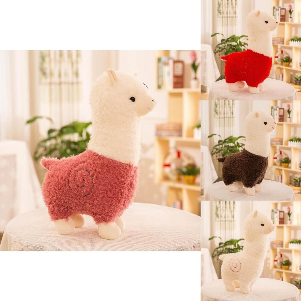 Adorabile Peluche Alpaca Giocattolo con Design di Pecorella Carina in Vari Colori