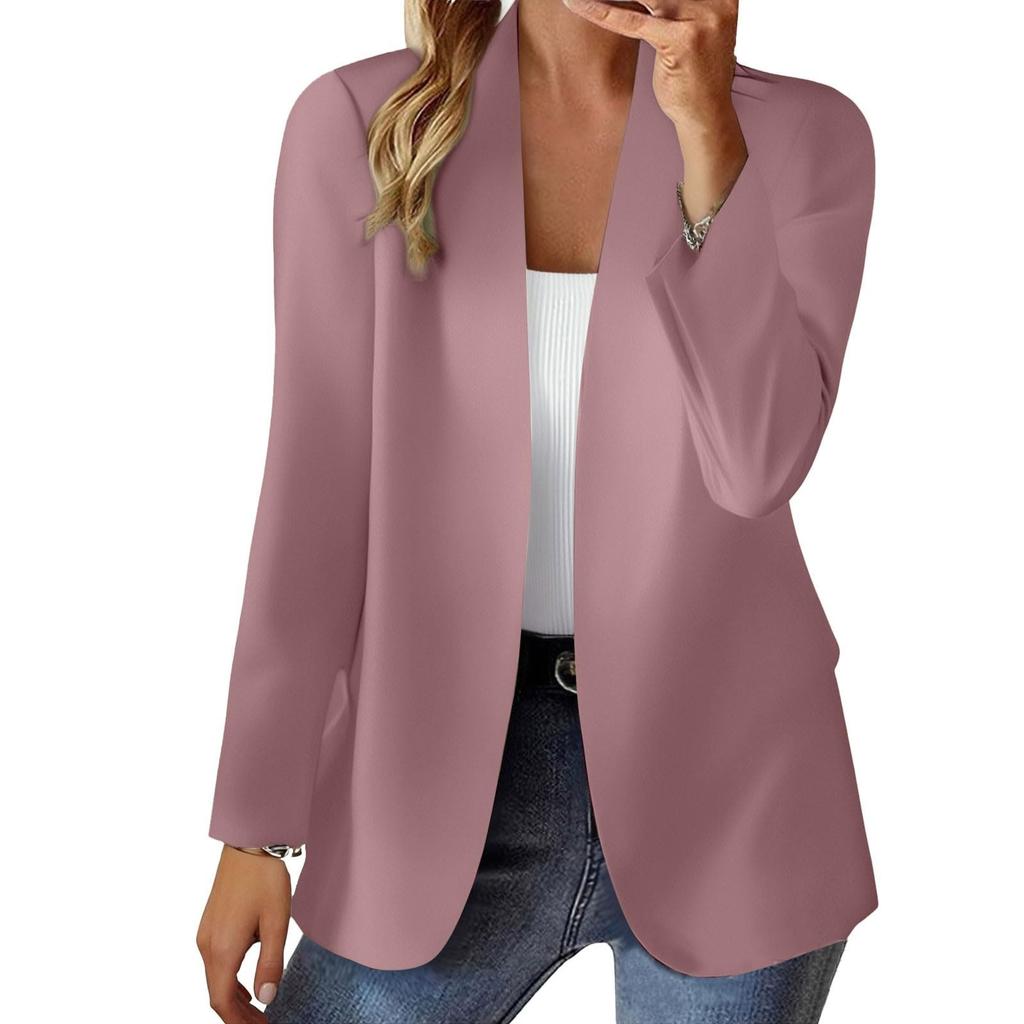 Women's  Fashion  Long Sleeve Open Front  Business Casual Cardigan, Fashion Jacket,