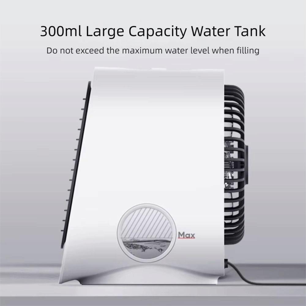 Portable Design Spray Fan Desktop Size Humidification Fan Household Item Electric Fan Desk Place