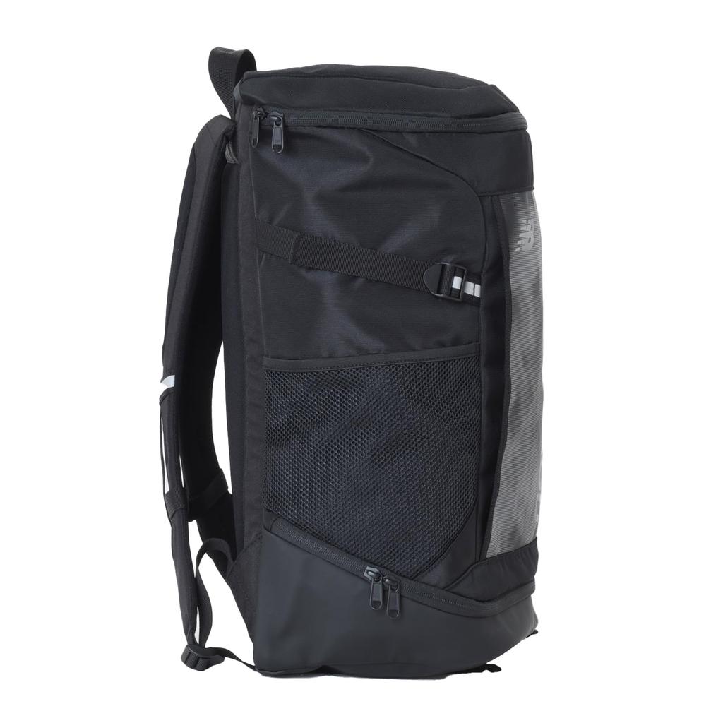 New Balance Backpack V2 Basic 35L Perfect for Club and Features Include Large Black Shoe Lightweight Laptop and A4 Size Top-Loading (LAB35609) -