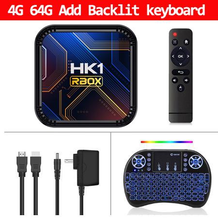2023 Smart TV Box HK1 RBOX K8S Rockchip3528 8K 4K Android 13 Google Voice Media Player BT 5G Wifi6 4GB 64GB Set Top Box