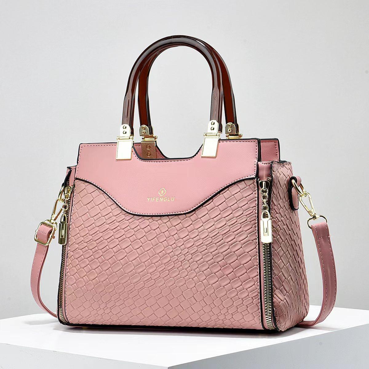 Новая Мода Осень и Зима Женская Мода Атмосфера Текстура Простая Все Одно Плечо Кроссбоди Сумка .