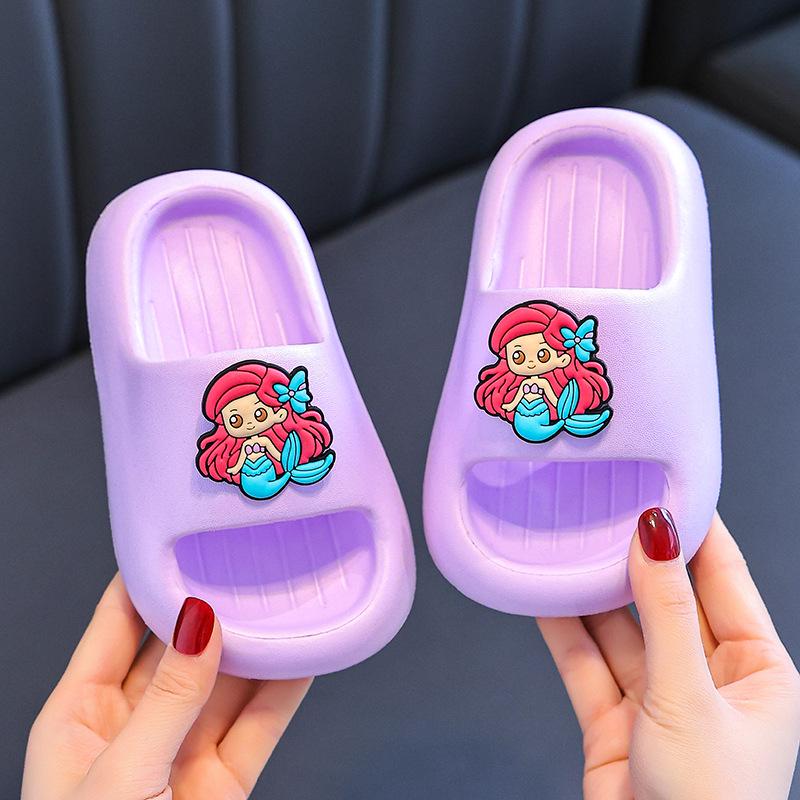 Nezha Kids' Non-Slip EVA Slippers for Boys & Girls - Summer Style for Bath, Indoor, Home