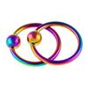 1 paar 16G Stainless Steel Hoop Captive