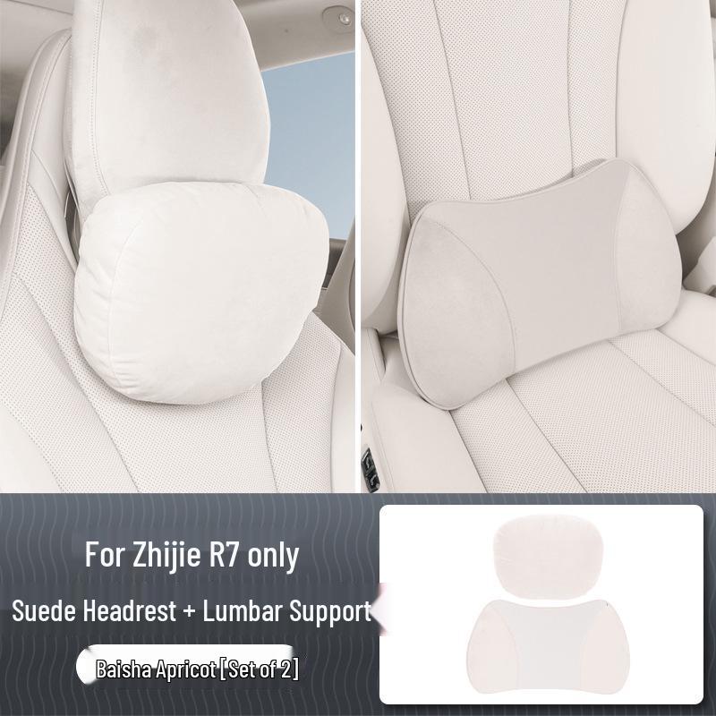 Zhijie R7/S7 Universal Headrest & Lumbar Support Pillow - All-Season Neck Protection for 26 Models