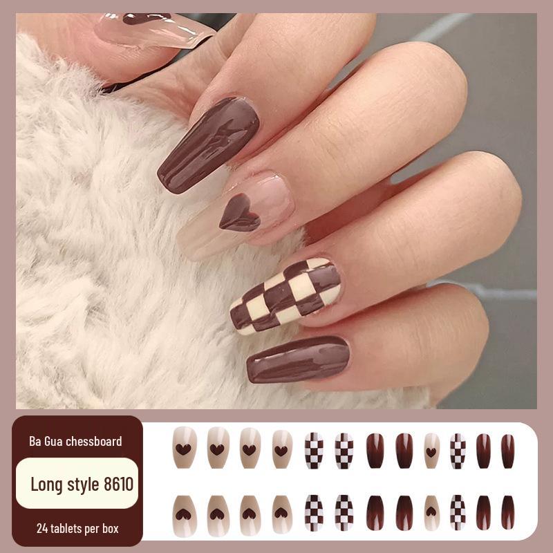 

Colorful 3D Nail Art Stickers: Removable Wearable Advanced Nail Pieces Glue Version