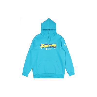 Anta Basketball Series KT Printed Casual Pullover Hoodie Men Hoodies Blue 152131718-2