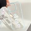 Sweet Cartoon Puppy IPhone 16promax Apple 15 Mobile Phone Case Suitable for 14 Korean 13 Transparent 11 Silicone