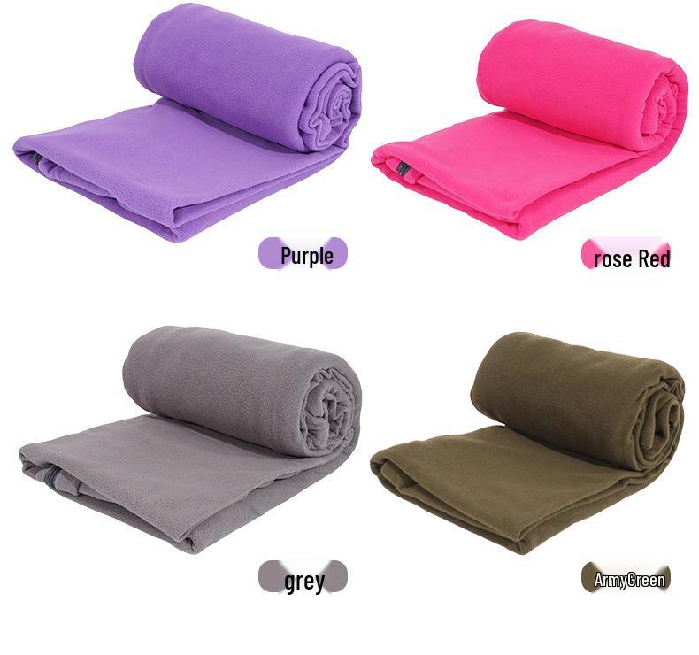 All-Season Outdoor Fleece Sleeping Bag Liner & Blanket, Warm and Anti-Dirty
