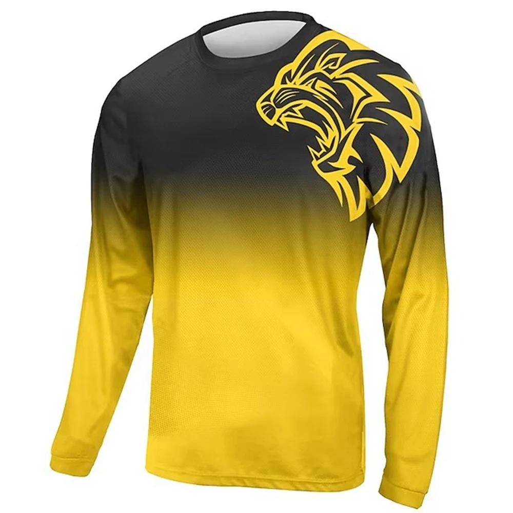 Herren Mode Sport Langarm T-Shirt Herbst Outdoor Straße Lässig Rundhals Pullover Locker Schweißabsorbierende Kleidung Für Männer