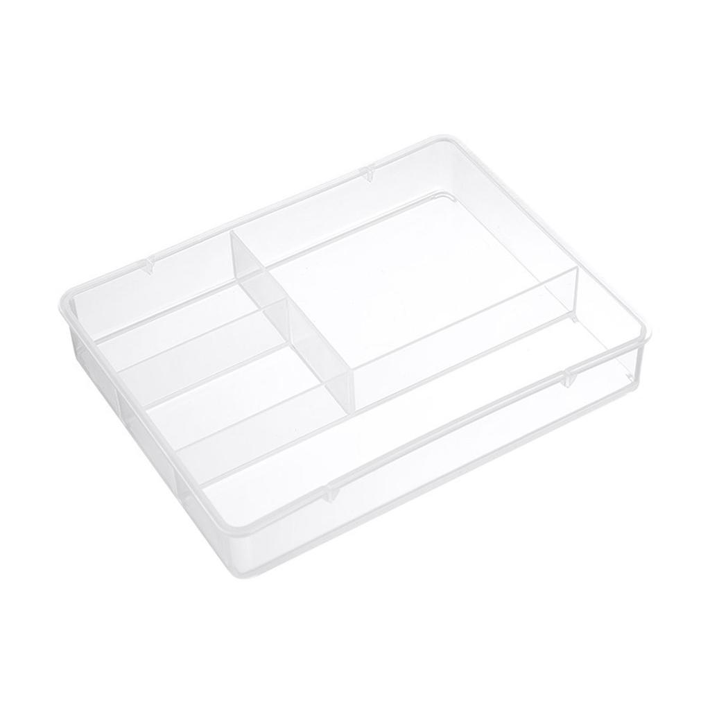 Desktop Organizer Box Drawer Divider Tray Desk Makeup Classification Storage Box for Bathroom Office Transparent