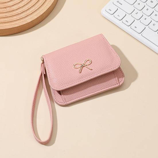 Damen Clutch Geldbörse Mini Geldbörse mit Reißverschluss Münzfach Ausweisfenster Schlanker Kreditkartenhalter Geldbörse für Damen Mädchen