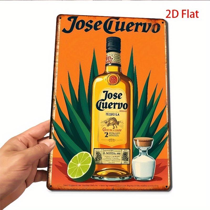 Jose Cuervo Tequila Vintage Metal Tin Sign Retro Bar Home Decor for Coffee Shop Office Garden Perfect Holiday Gift 20x30cm(7.8x11.8inch)