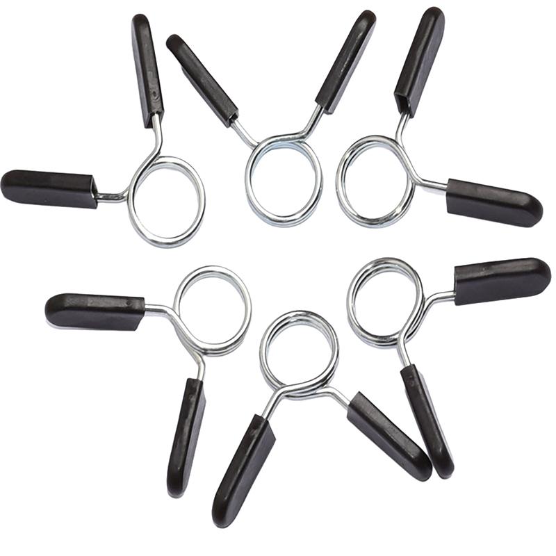25/28/30Mm Barbell Clamp Spring Collar Clips Gym Weight Dumbbell Lock Standard Lifting Kit Barbell Lock