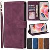 Wallet Skin-friendly Card Stand Magnetic Flip Leather Case For Xiaomi Redmi 14C 13 13C 12C 10 10C 9 9A 9C NFC 9T 8 7A A1 A2 Plus