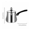 Polished Silver Stainless Steel Coffee and Tea Pot with Black Handle Controlled