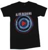 Alice In Chains Adult New T-Shirt - Play Button Pic Played Here Tour