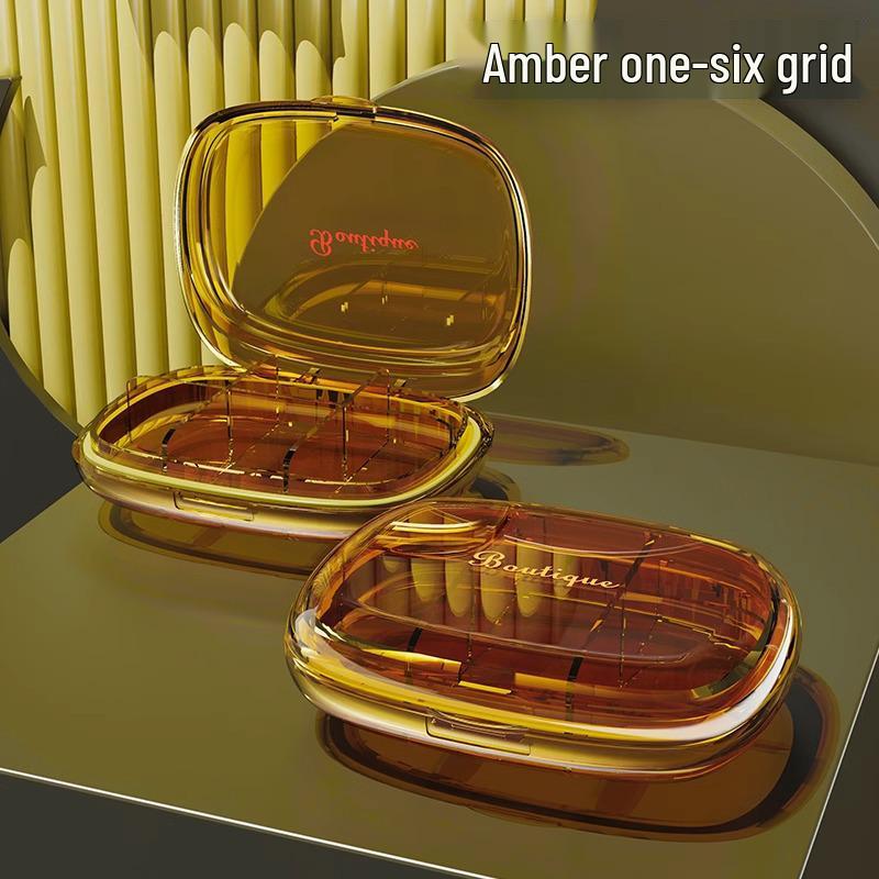 7-Day Portable Pill Organizer: Large Capacity, Morning-Noon-Evening Compartments, Compact Weekly Dispenser